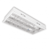 Bộ máng đèn led âm trần 2x10W PRFJ218L20 Paragon
