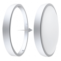 Viền đèn led ốp trần xám 22W BD35-S MPE