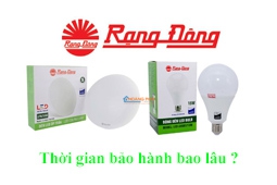 Đèn led Rạng Đông bảo hành bao lâu