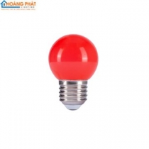 Bóng led bulb trang trí 1W A45R/Red Rạng Đông