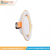 Đèn led âm trần viền vàng 7W DLV2-7V MPE