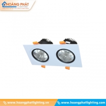Đèn led âm trần chiếu điểm 2x18W DFC2181 Duhal