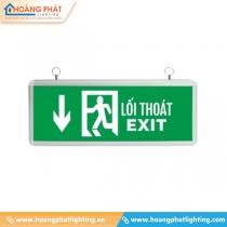 Đèn exit 2 mặt chỉ hướng xuống 3W EX-3-2M-X Kingled