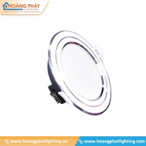 Đèn led âm trần viền bạc 12W NDL123S110 Nanoco