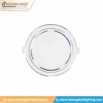 Đèn led âm trần viền bạc 12W NSD123S135 Nanoco