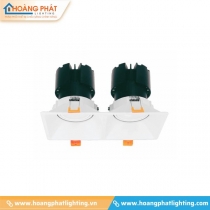  Đèn led âm trần đôi 18W V23DLA-18 Vinaled